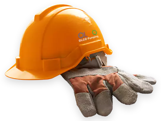 olco hard hat and gloves