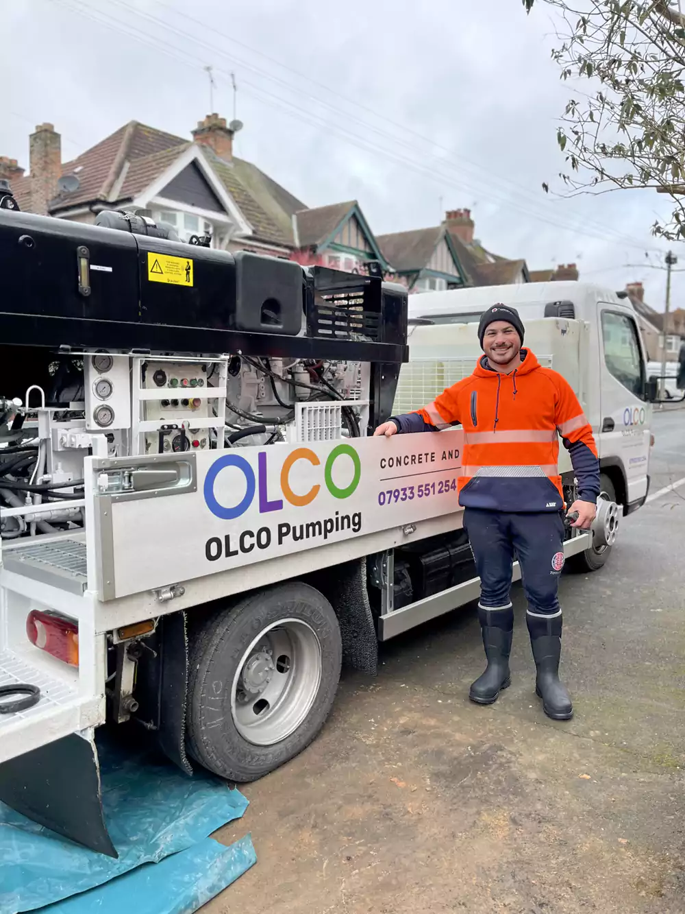 olco hard hat and gloves