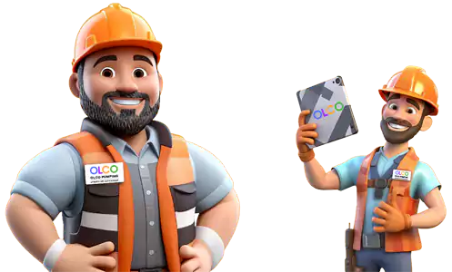 work with olco concrete pumping