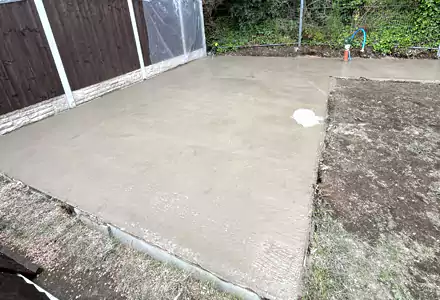 concrete pads