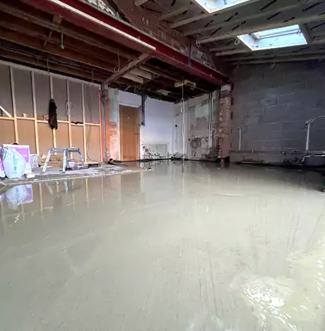 Floor screed complete olco liquid screeding