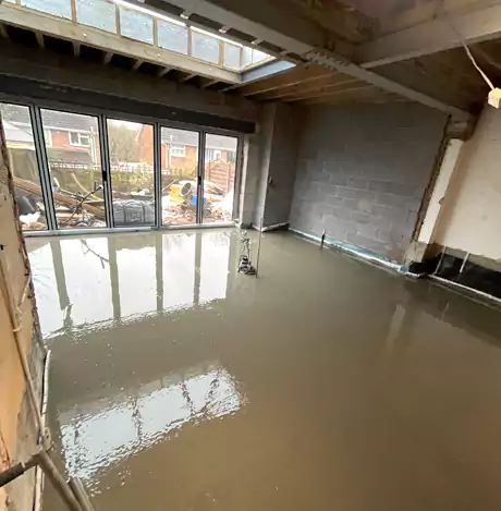 liquid screed in extension liquid screed coventry